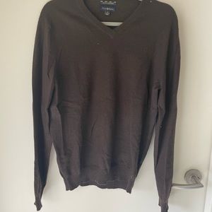 Brown Knit Club Room Sweater